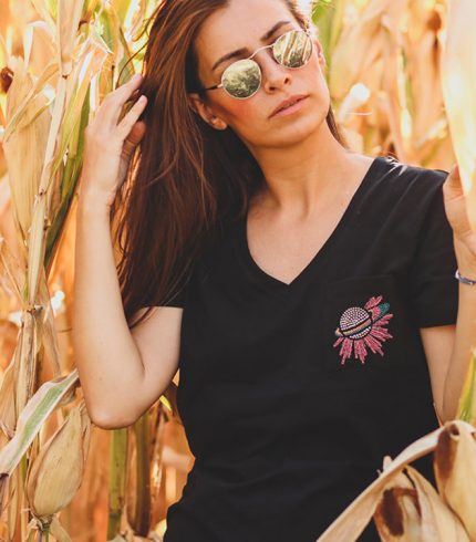Gezegen V Yaka T Shirt 2