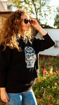 SKULL SWEATSHIRT - Görsel 3