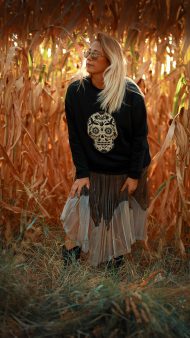 SKULL SWEATSHIRT - Görsel 9