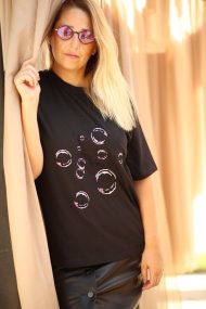 Bubbles O Yaka T-Shirt - Görsel 3